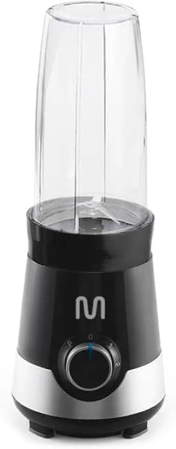 Liquidificador Shake com 2 Copos de 800ml e 3 Velocidades 127V 300W Preto Multi Home - GO013