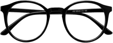 Armação Óculos Sem Grau Masculino Redondo Retrô Geek