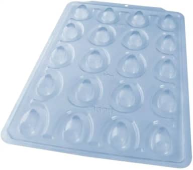 Forma para Chocolate, Molde Ovo Liso 10g, 1 Unidade