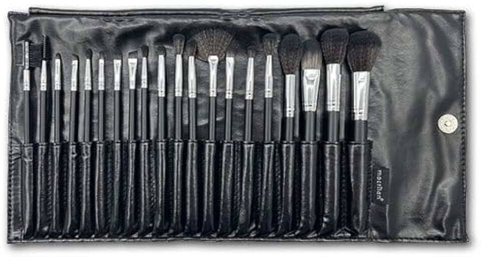 Macrilan Kit Com 20 Pincéis Profissional Para Maquiagem - Kp20 –