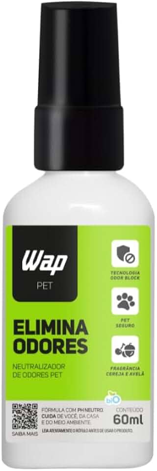 WAP Eliminador e Neutralizador de Odores Pet ELIMINA ODORES 60 ML em Spray