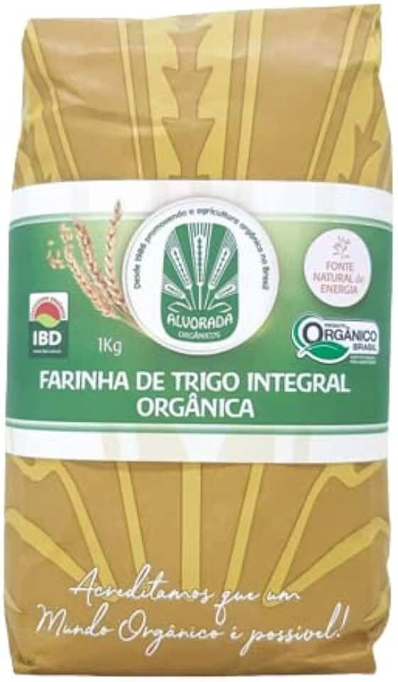 Farinha de Trigo Integral Orgânica Alvorada 1kg