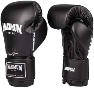 Luva De Boxe E Muay Thai Maximum New Classic Black 12OZ