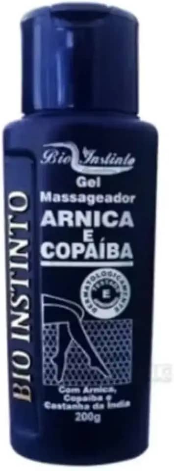 Gel Arnica e Copaíba 200g – Alívio Dores Musculares, Pernas Cansadas, Anti-inflamatório
