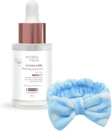 Hydra Peel XR - Peeling Químico Hidratante e Antioxidante - Para Peles Sensíveis, com Rosácea e Fotoenvelhecidas gene + Faixa Fofinha Para Cabelo