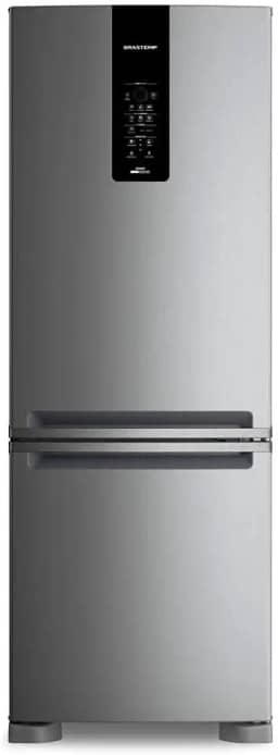 Geladeira Brastemp Frost Free Inverse A+++ 461 litros cor Inox com tecnologia Inverter e Freeze Control Advanced - BRE59FK 110V