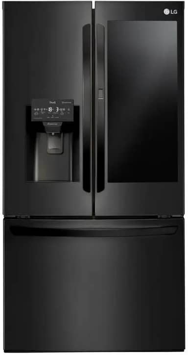 Geladeira Smart Lg Inverter French Door Instaview Door-in-door 660l Black Inox Thinq Gm-x288nqxh 127v
