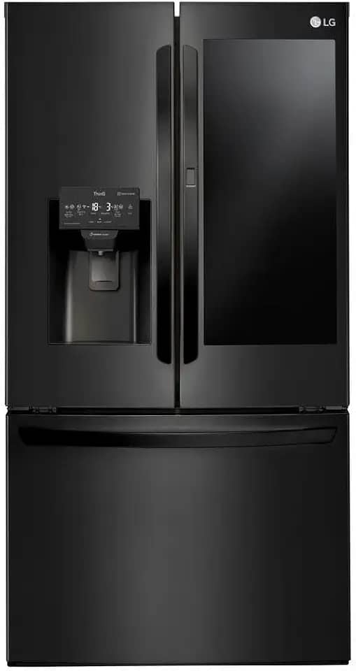 Geladeira Smart Lg Inverter French Door Instaview Door-in-door 660l Black Inox Thinq Gm-x288nqxh 127v