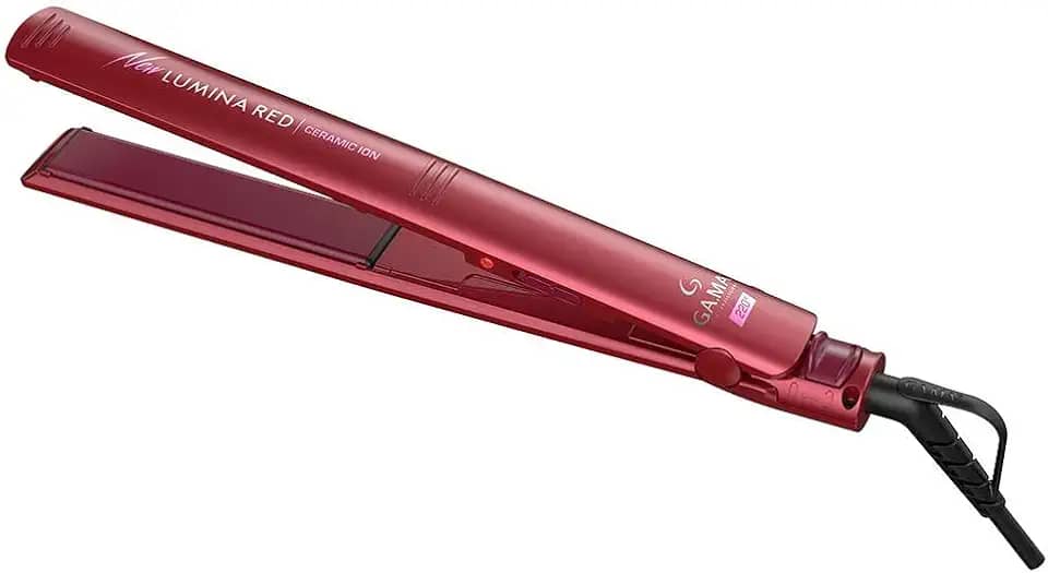 GA.MA ITALY Prancha de Cabelo Elegance New Lumina Red Ceramic Ion Bivolt