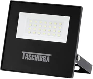 Refletor Tr Led Slim 50w 6500k Preto Taschibra