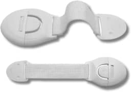 Kit 8 Trava De Segurança Infantil Com Nylon Para Gavetas