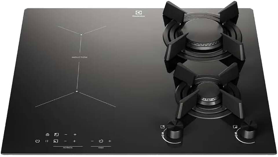 Cooktop Electrolux Híbrido 4 Queimadores 2 de Indução e 2 a Gás (IE62H) 220V