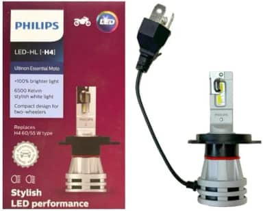 Lampada Led-Hl Para Moto Philips Ultinon H4 6500k 60/55w