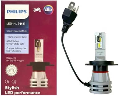 Lampada Led-Hl Para Moto Philips Ultinon H4 6500k 60/55w