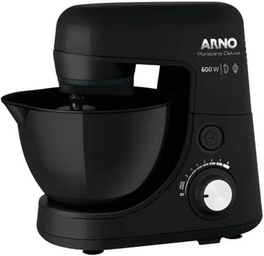 Batedeira Planetária Arno Nova Deluxe 600w Preta Sx34