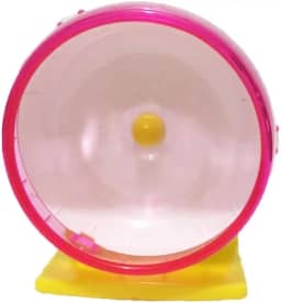 Roda De Exercícios Para Hamster Brinquedo Roedores - 11 Cm(Rosa)