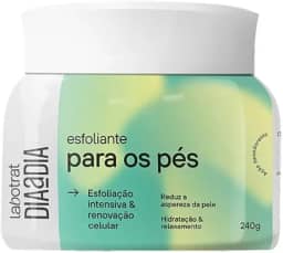 “Esfoliante Pés LABOTRAT Remove Células Mortas Suaviza Calosidades Asperezas Pele Fórmula Argila Verde Microesferas Naturais Alecrim Promove Renovação Celular 300g'