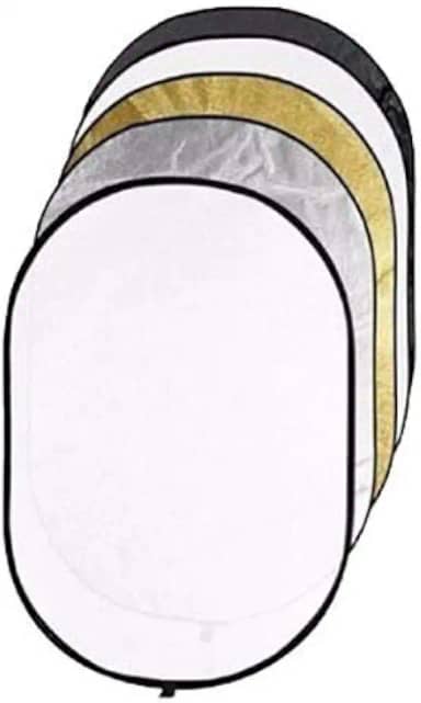 Rebatedor Fotográfico Refletor e Difusor 5 em 1 90x120cm Sou Foto