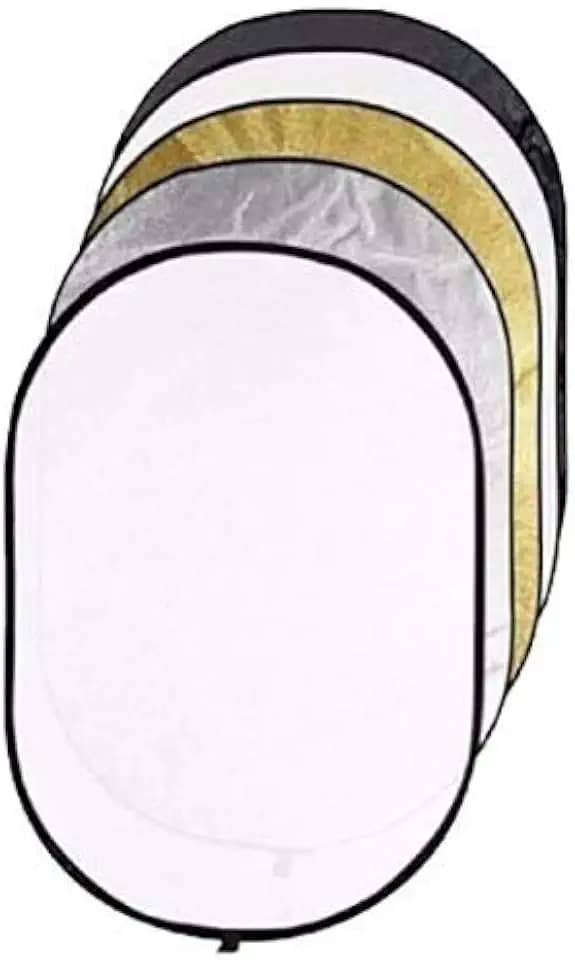 Rebatedor Fotográfico Refletor e Difusor 5 em 1 90x120cm Sou Foto