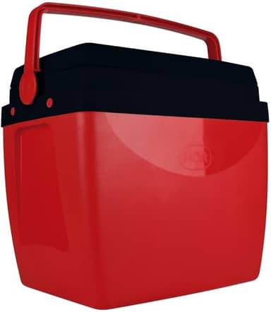 Mor - Caixa Térmica 26 Litros Vermelho com Preto