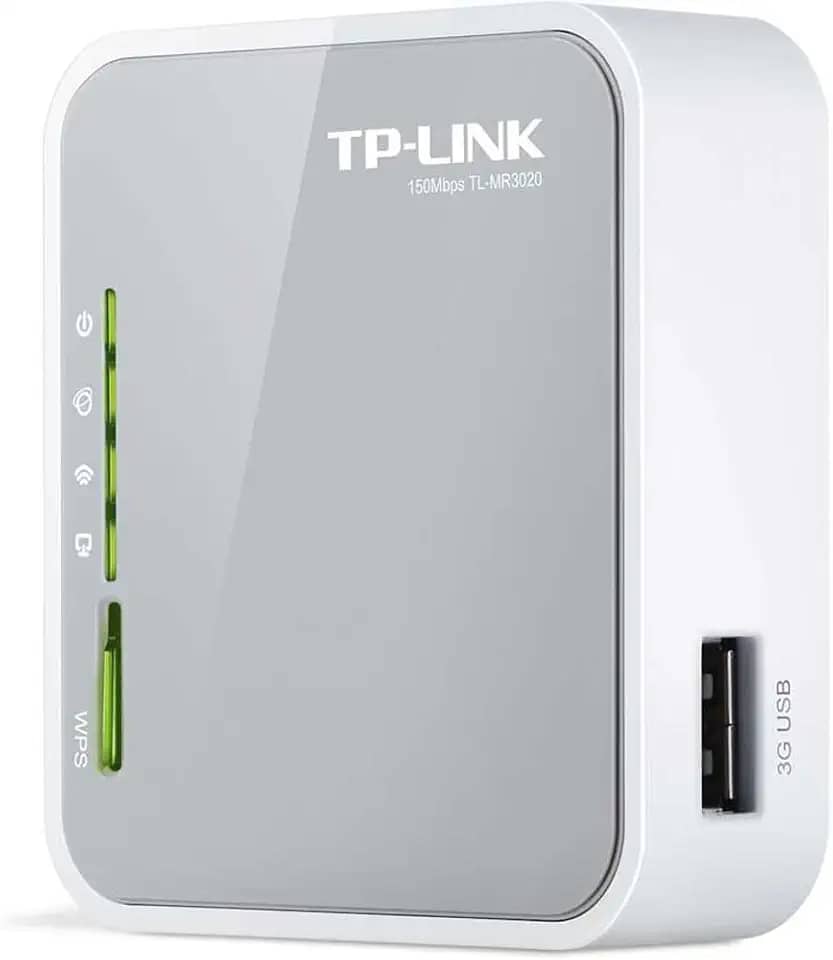 Roteador 3G/4G Sem Fio TP-Link TL-MR3020 150Mbps | 1 Antena, 1 WAN, 4 LAN | Wireless N | Bivolt 0873