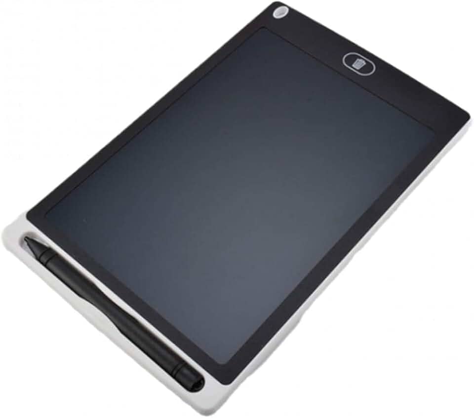 Lousa Mágica Infantil Digital Tablet Escrita Para Desenho Criança LCD 12Polegadas (Branco)