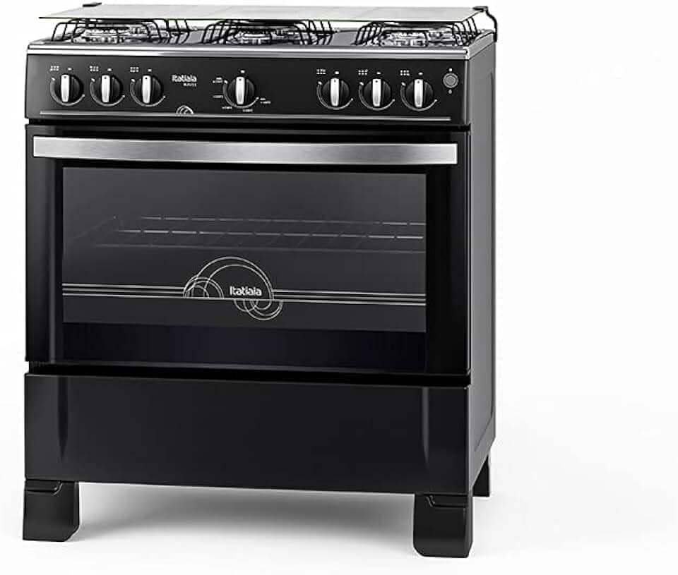 Fogão Waves 6 Bocas - Preto