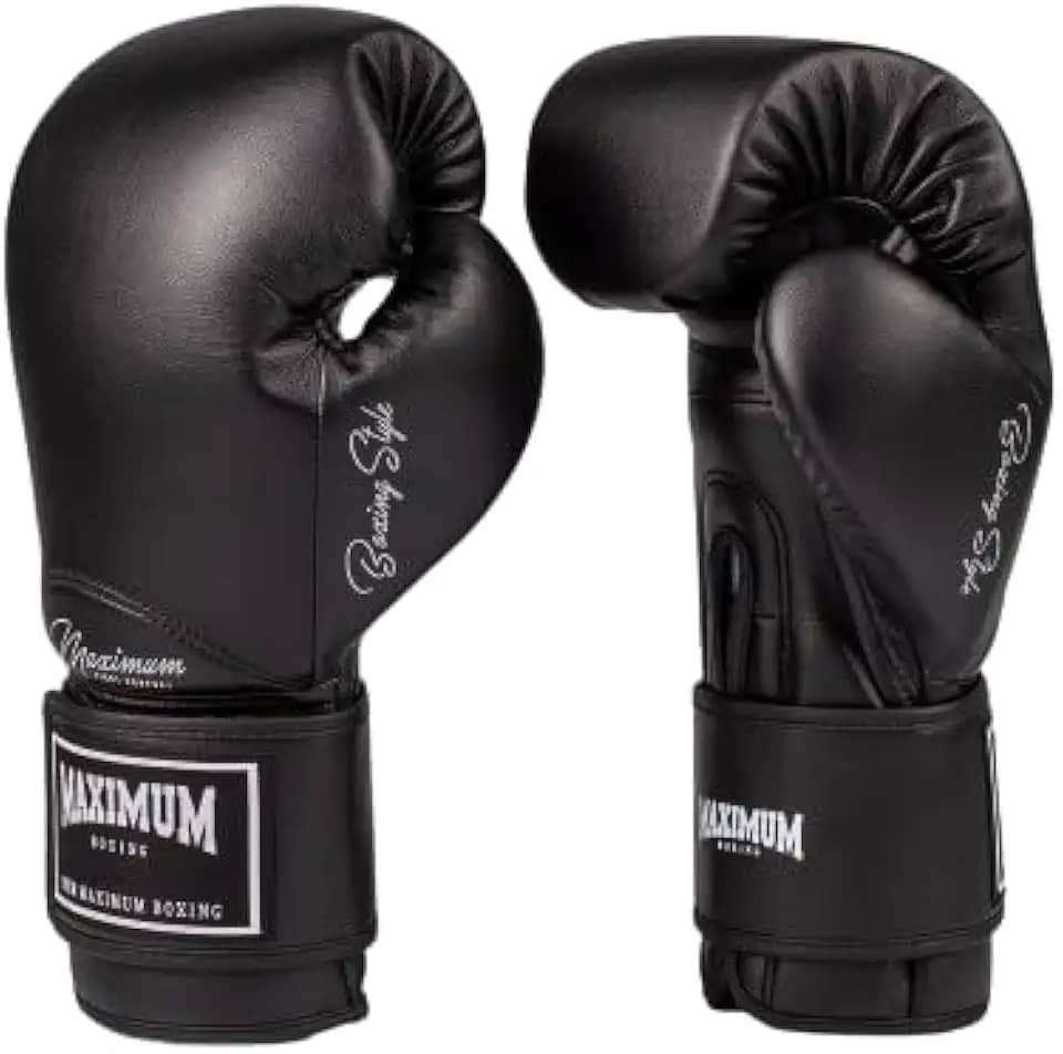 Luva De Boxe E Muay Thai Maximum Classic Black 14OZ