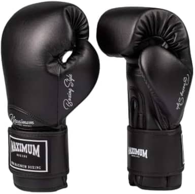 Luva De Boxe E Muay Thai Maximum Classic Black 14OZ
