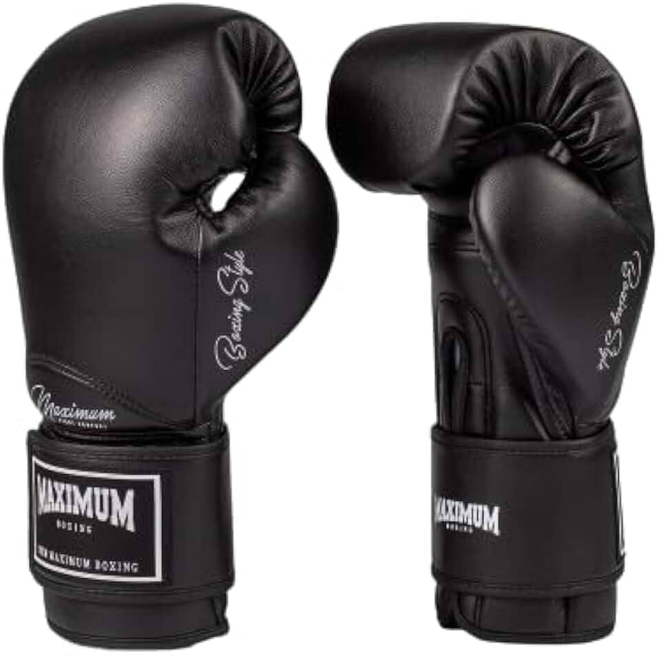 Luva De Boxe E Muay Thai Maximum Classic Black 14OZ