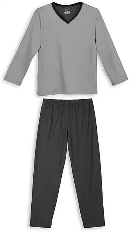 Conjunto de pijama Gola V LupoMasculino