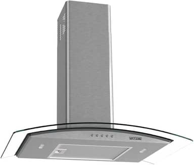 COIFA DE PAREDE 70CM VIDRO CURVO CLEAN FOGATTI KROMANOX 127V