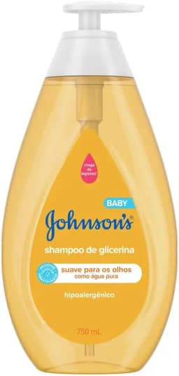 Johnson's Baby Shampoo Glicerina Para Bebê, 750ml