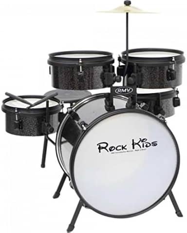 Bateria Infantil ROCK KIDS Prata RMV