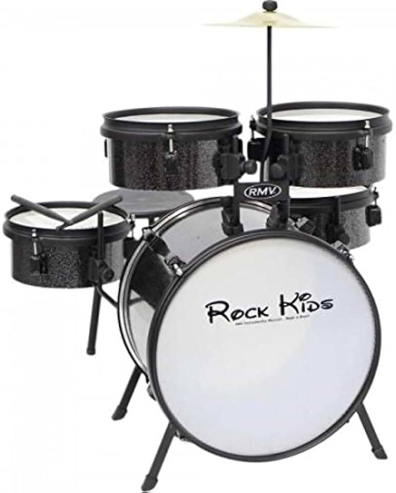 Bateria Infantil ROCK KIDS Prata RMV