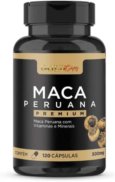 Maca Peruana Original Com Vitaminas e Minerais 120 Cápsulas