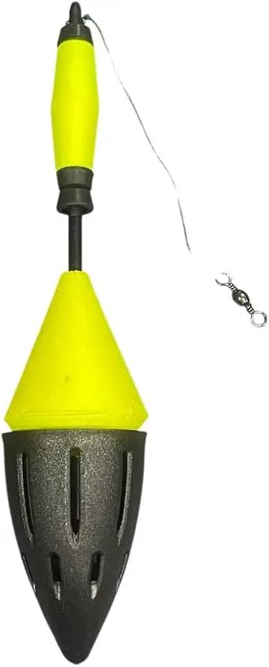 Boia Cevadeira de Pesca com Chumbo Integrado flutuador reforçado para vara de Pesca, ideal para Rios e Lagos