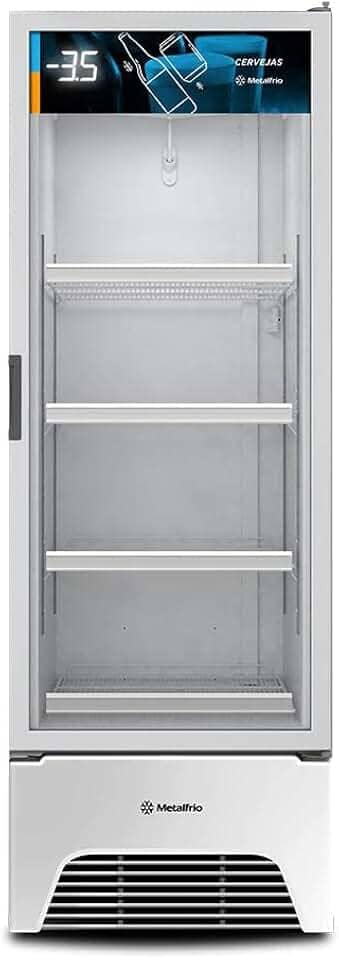 Cervejeira Expositor Vertical 127v Porta de Vidro 497 Litros VN50AH Optima Branca - Metalfrio