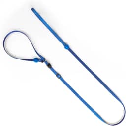 FreeFaro - Guia Unificada 2M Total Blue | 2 em 1 (Guia e Coleira), Poliéster Flexível e Resistente, Acabamento em Couro Sintético, Ajustável – Tamanho Único - Azul