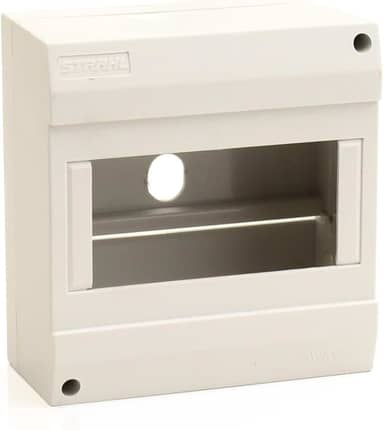 Quadro de Distribuição Sobrepor para Até 06 Disjuntores Din 8021 Strahl