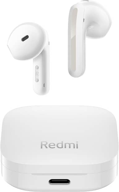 Xiaomi Redmi Buds 6 Active, Fones de Ouvido Sem Fio, Versão Global (Branco)