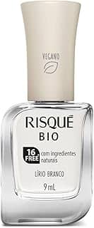 Risqué Esmalte Bio Branco Cremoso Lírio Branco 9Ml