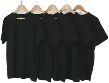 Kit Com 5 Camisetas Masculinas