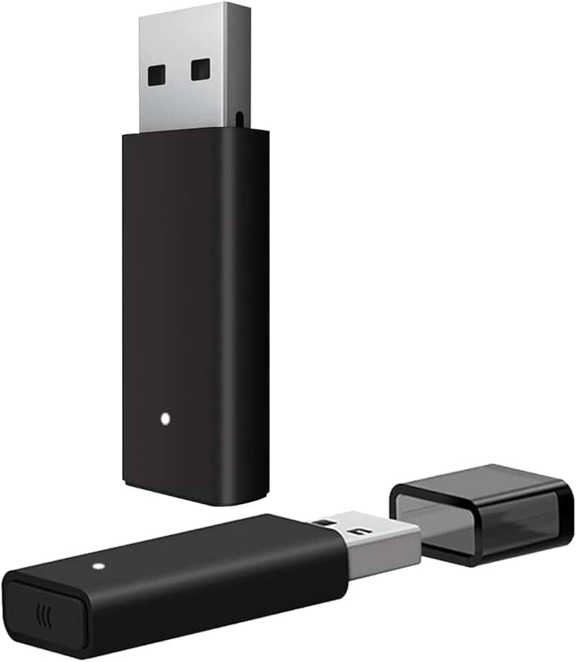 Adaptador Sem Fio para Controles de Console - Compatível com Xbox One/Series X|S e PC Windows 11/10/8/7, Conexão Estável para 8 Dispositivos Simultâneos (Chip Original)