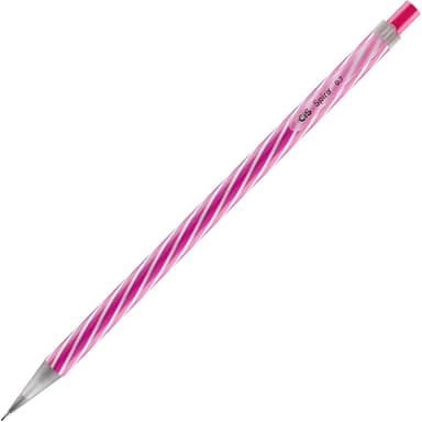 Lapiseira Escolar 0.7mm CIS Spiro, Rosa, Blister com 1 unidade + Grafite