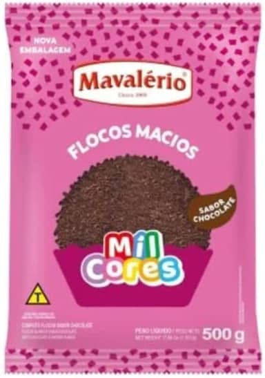 FLOCOS CHOCOLATE 500G MAVALÉRIO