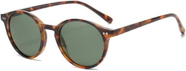 Óculos de sol pequenos redondos clássicos polarizados para mulheres e homens, lentes UV400 estilo vintage