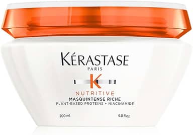 Kérastase Nutritive Masquintense Riche Máscara de Tratamento Capilar para Cabelos Muito Secos e Grossos Nutrição Intensa Hidratação Profunda e Vitalidade 200ml
