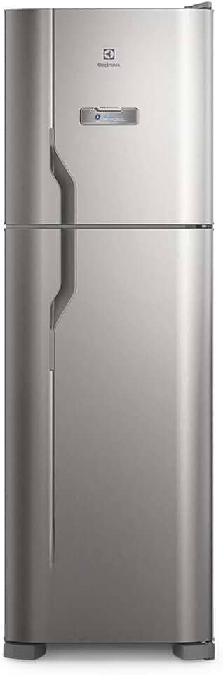 Geladeira Electrolux Frost Free 400L Efficient Turbo Freezer Duplex Inox Look (DFX44) 220 V