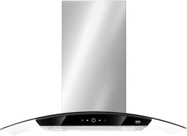 Coifa de Ilha Eos 90cm Eco90ivd Touch Inox com Vidro 110v